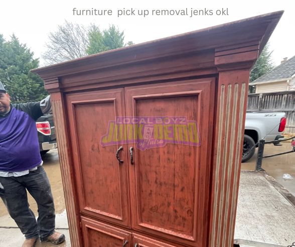 furniture pick up removal jenks ok