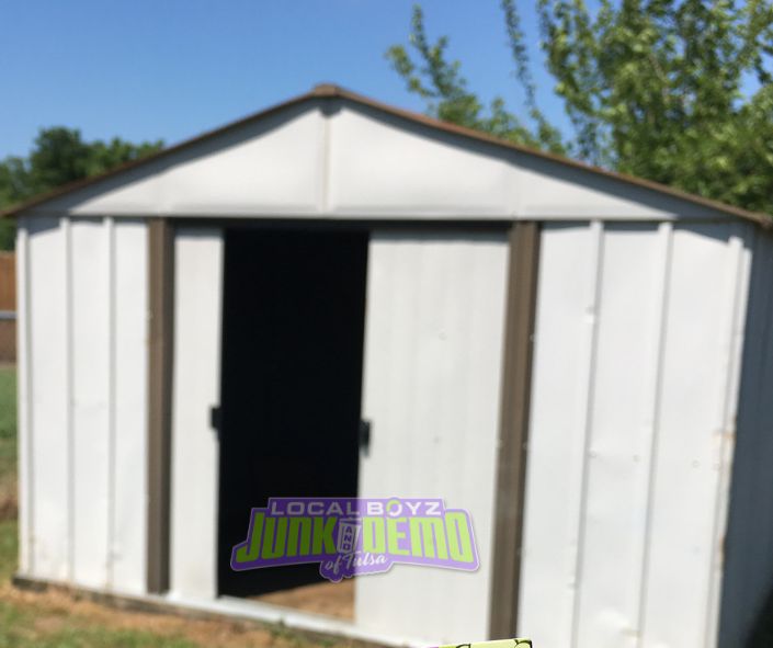 metal shed removal tulsa
