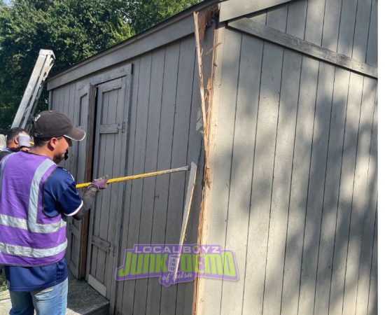 wood shed removal in tulsa